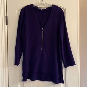 Rachel Roy Hi-Low long sleeve shirt Size M